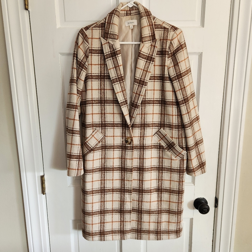 Bohme Plaid Peacoat